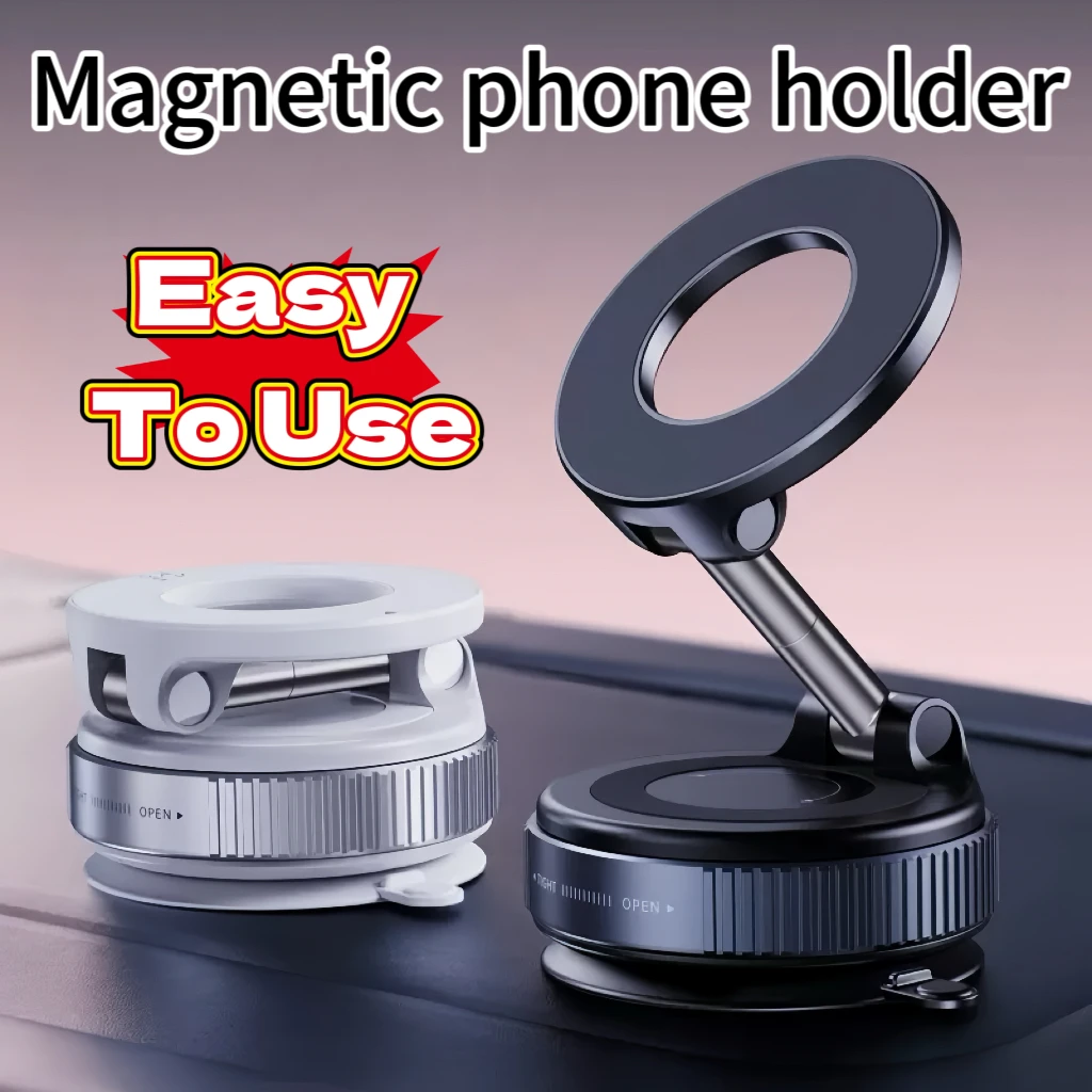 

Magnetic Mobile Phone Bracket 360° Vacuum Suction Mobile Phone Mounting Bracket, Retractable And Foldable Storage Mobile Phone b