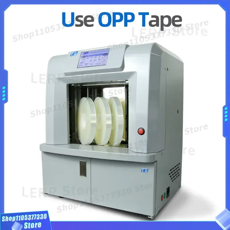 JB-2000-3 Professional Banknote Strapping Machine, Photoelectric Protection, Automatic Band Wrapper, Hot-Press Sealing