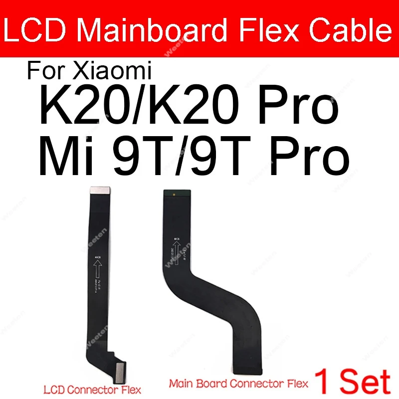 LCD Display Flex Cable For Xiaomi Redmi K20 K30 K30i K30s K40 K40s Pro Plus Ultra 4G 5G Motherboard Flex Ribbon Repairment Parts