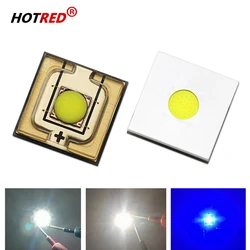 10pcs LED Chip 20W Plane Circle Laser Bead XLM 5050 SMD Cold Warm White 3V 4V Lamp For Outdoor Flashlight Torch Accessory Bulb