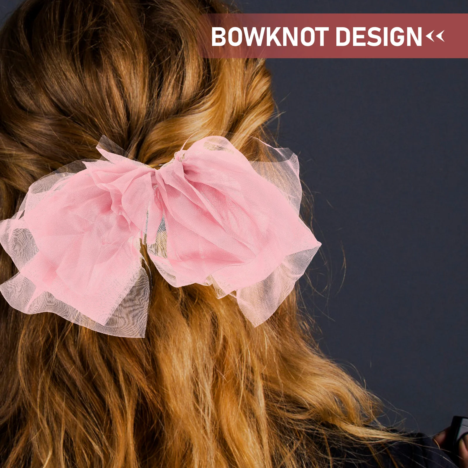 

Bow Hairpin Spring Accessories for Women Girls Large Bowknot Clips Vintage Hair Accessories Lightweight Durable for Wedding
