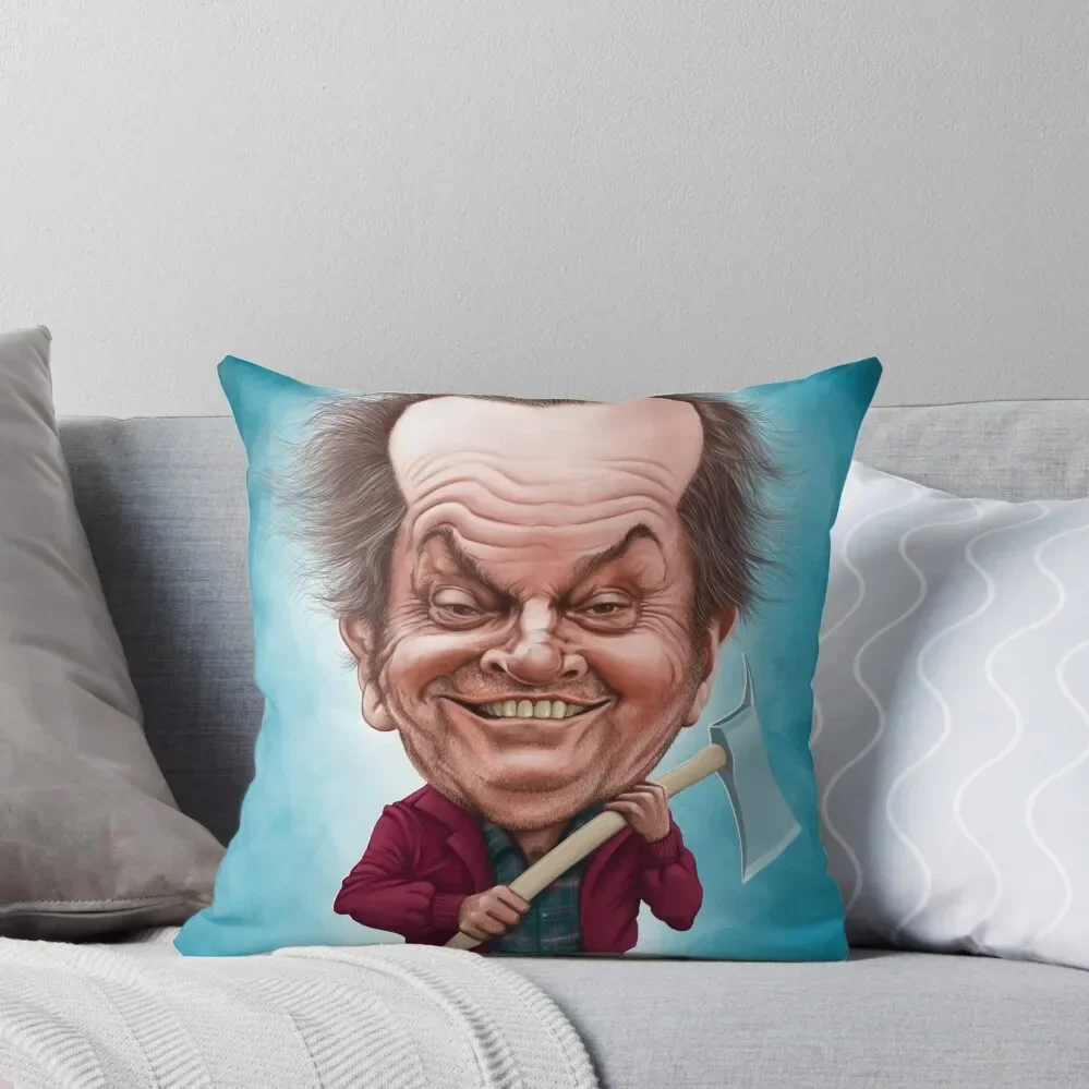 Jack Nicholson caricature Throw Pillow Christmas Pillow christmas pillowcases Decorative Cover For Living Room Pillow