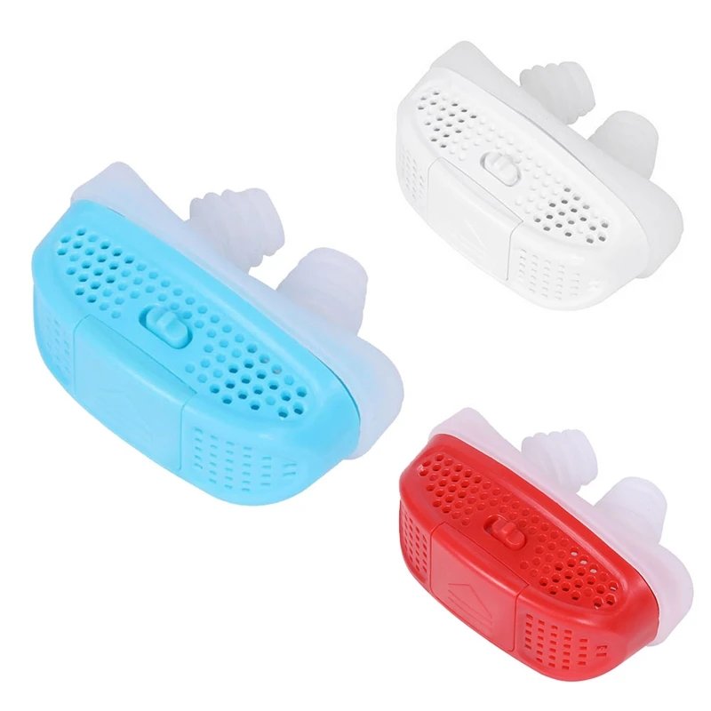 อุปกรณ์ป้องกันอาการนอนกรนอิเล็กทรอนิกส์เครื่องเพิ่มออกซิเจนอุปกรณ์หยุดกรนอุปกรณ์ขยายช่องจมูกการนอนกรน