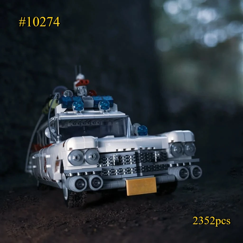 

Creative Handmade Anime Model Vehicle 10274 ECTO-1 Building Block Toy Car Model for Adults Halloween Christmas Gifts 2352PCS