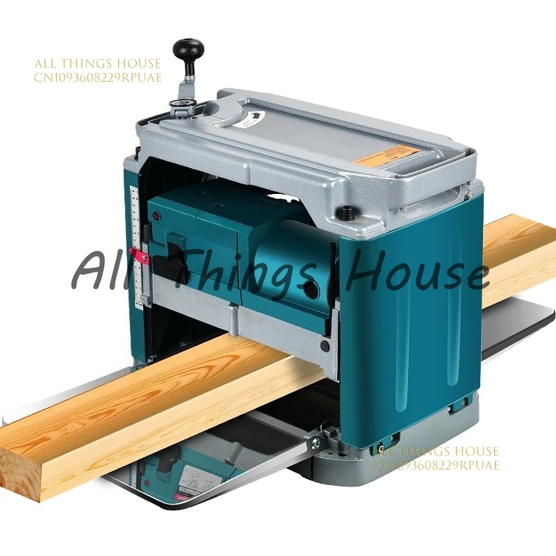 

1850W 220V Multi-function Electric Planer Woodworking Power Tool Home Single-Sided Fully Automatic Desktop Machinery Wood Planer