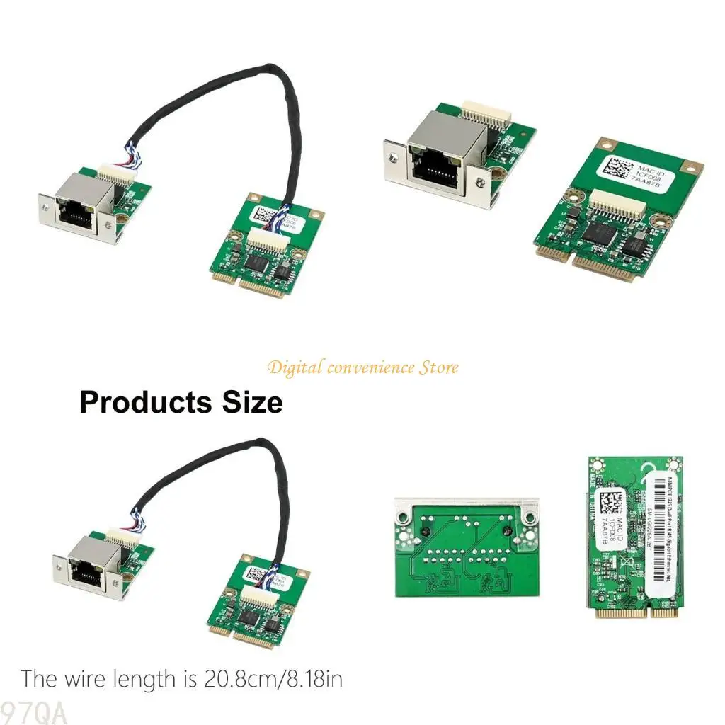 

97QA Mini PCIe Networking Adapter Card Один порт I225V B3 2,5 г/1000/100 Мбит/с