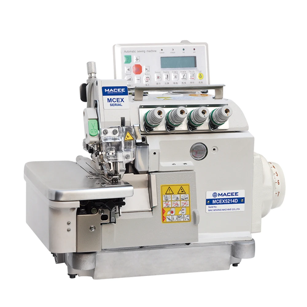 EX5214UTD Industrial 4 Thread Fully Automatic Computerized Overlock Sewing Machines