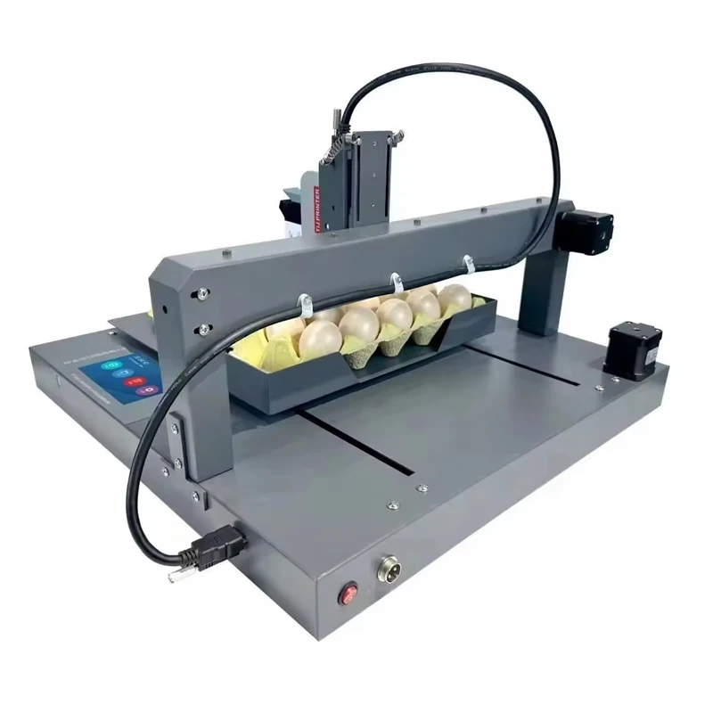 GREAT FARM Hot Sale Poultry Farm Egg Machine Automatic Egg Coding Machine Egg Code Date Stamp Printer Printing Tools