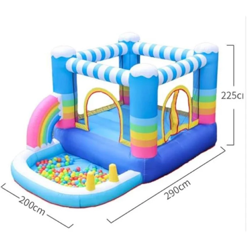 

Fast Shipping To Door Inflatable Bounce House Home Mini Bouncy Castle Children Playground Jumping Trampoline