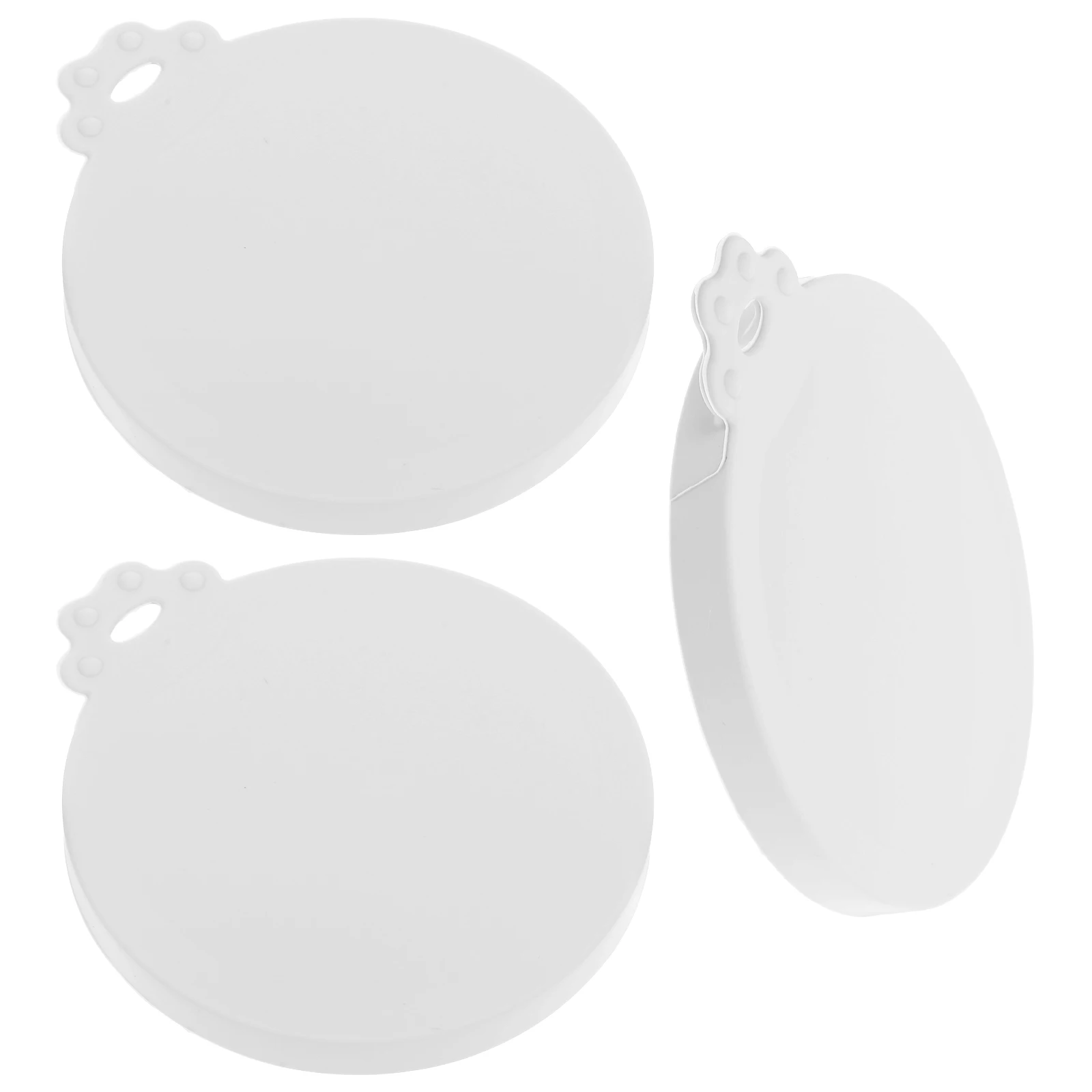 

3 Pcs Silicone Sealed Bottle Cap Can Toppers Triple Cat Food Cover Lids Canned Dog Silica Gel Covers