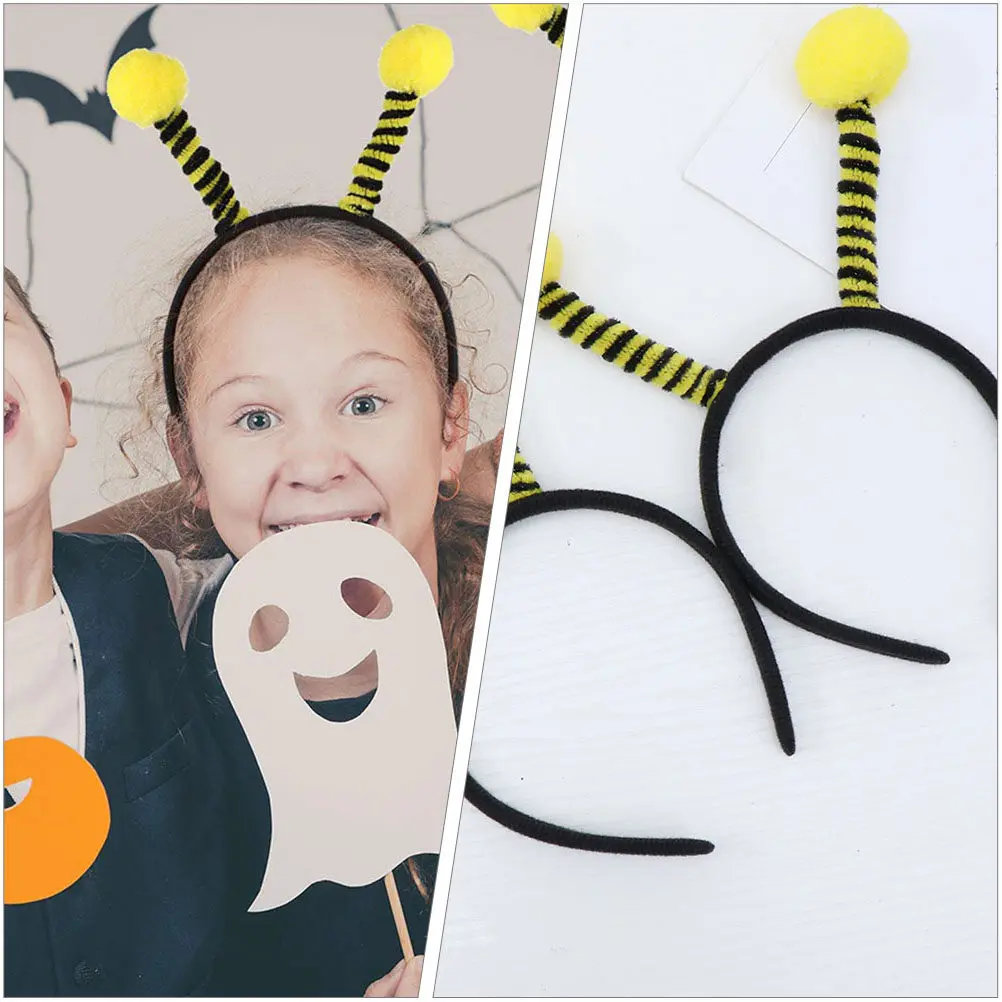 

Набор из 14 повязок на голову с милыми ушками пчелы для косплея, маскарада, дня рождения, праздничного декора, подарок для женщин