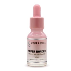 Sense Lashes 2Bottles/Set 15ml Super Bonder Lash Extensions Professional Eyelash Help Adhesive Hardener Glue for False Eyelashes