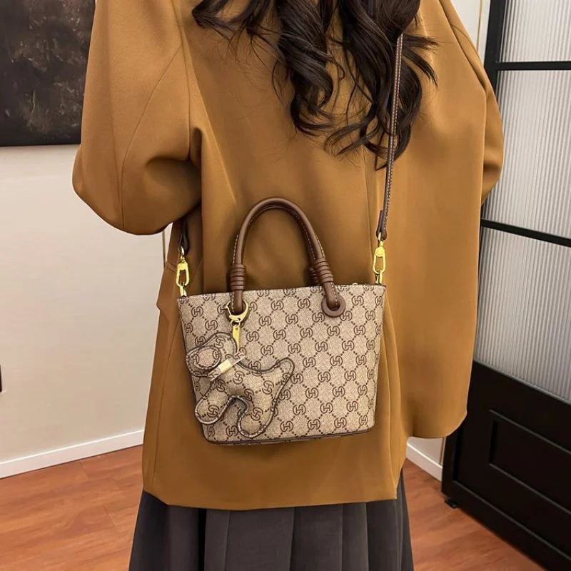 

Минималистичная уникальная винтажная сумка большой вместимости и ремешком через плечо для покупок на каждый день для женщин