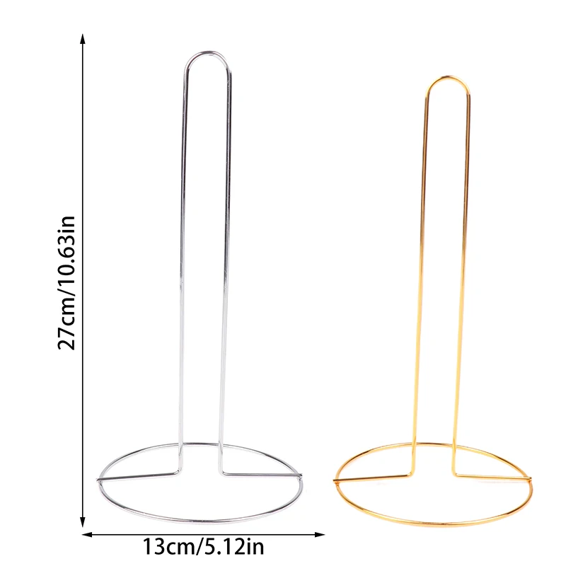 1PC Iron Kitchen Roll Paper Towel Holder Bathroom Paper Towel Holder Dining Table Vertical Napkin Holder Kitchen Storage Rack