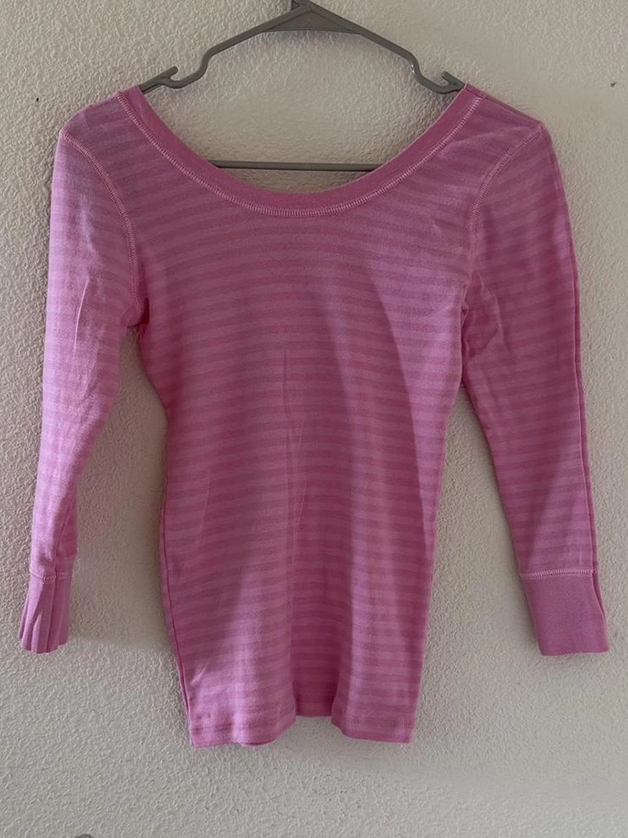 Women's Long Sleeve T Shirts Striped Cotton O Neck Casual Tops - U neck