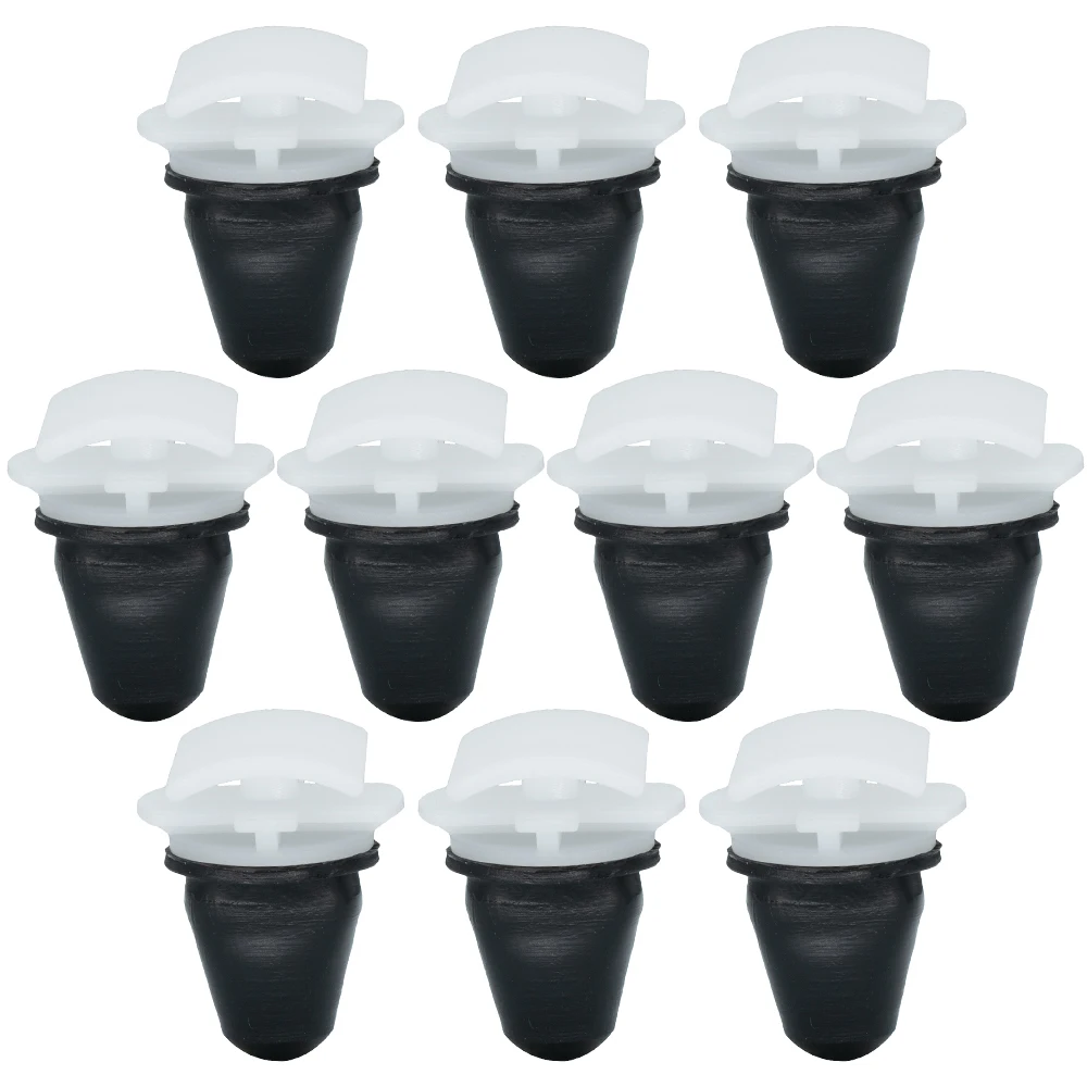 10x For VW Transporter T4 T5 Trim Panel Card Interior Clips Carpet Roof Lining Rubber Grommets Retainer Kit Auto Replacement