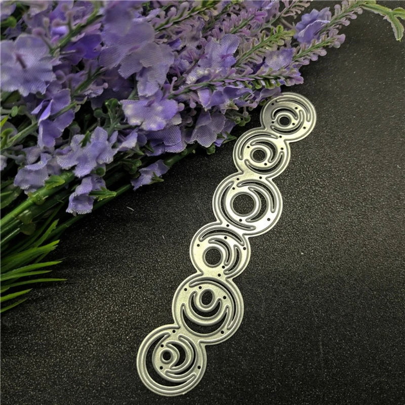 Circle Frame Metal Cutting Dies Craft Die Cuts Stencil DIY Scrapbooking Album Paper Card Making Template Mold DropShipping