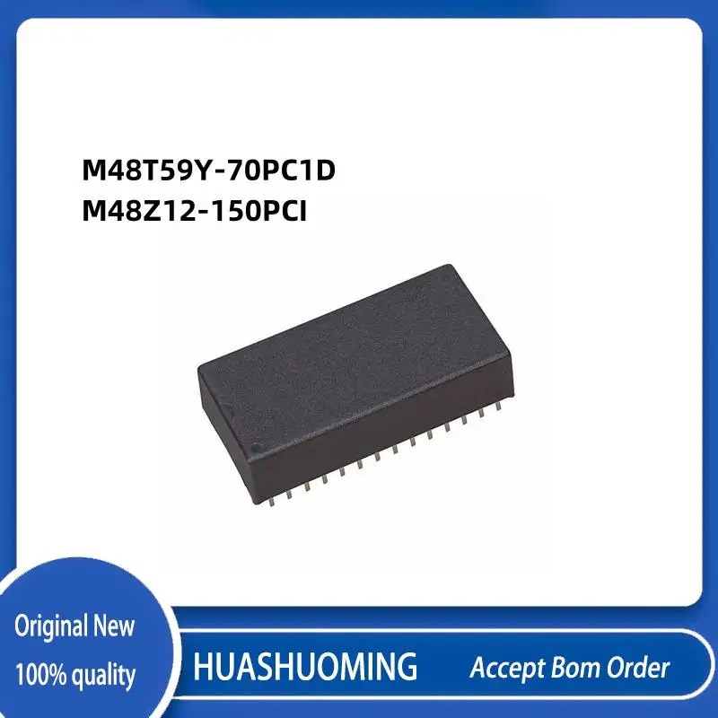 

5Pcs/Lot M48T59Y-70PC1D M48T59Y-70PCID M48T59Y M48T59 48T59 M48T59Y-70 M48Z12-150PCI M48Z12-150PC1 M48Z12
