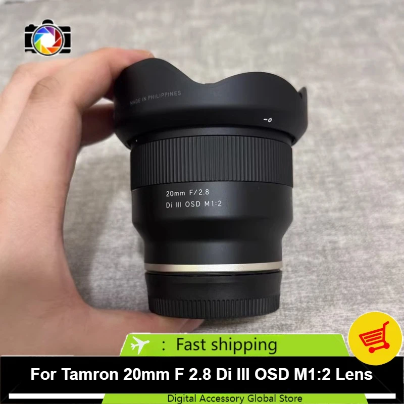 95% جديد أصلي لـ Tamron 20 مللي متر f/2.8 Di III OSD M1:2 (F050) عدسة تركيز ثابتة بزاوية واسعة جدًا