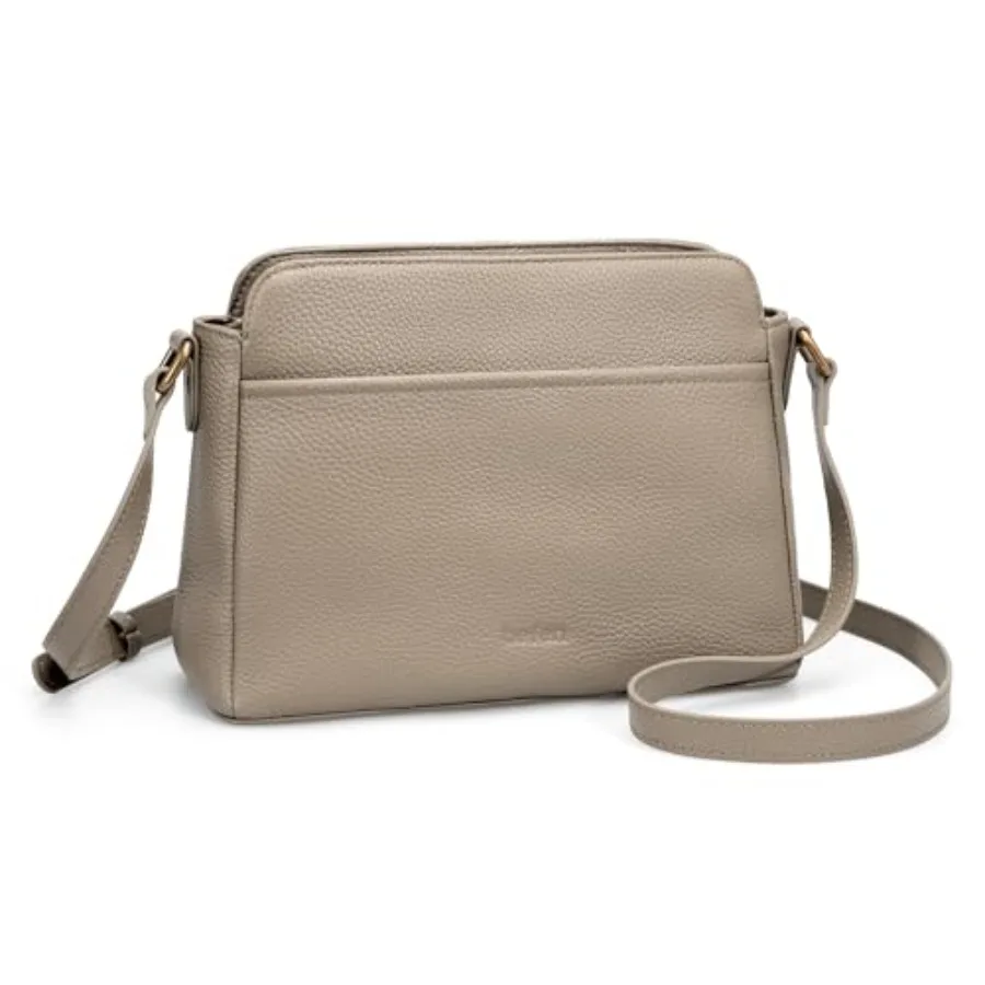 befen Anti-theft Crossbody Bag for Women Genuine Leather Small Cross Body Shoulder Handbags with RFID Card Slots