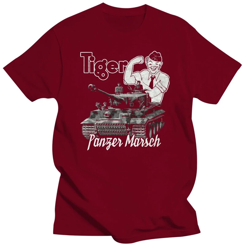 2019 Hot Sale Tigerfibel Premium T-Shirt TIGER Panzer Marsch Deutschland Summer Style Tee Shirt