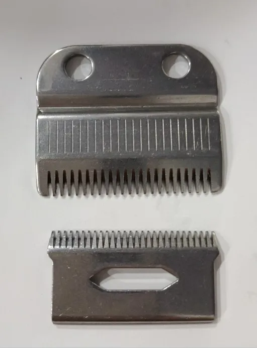 Movable Blade Professional Hair Clipper Blade High Carton Steel Clipper Accessories Sliver For Choice Golden Screws