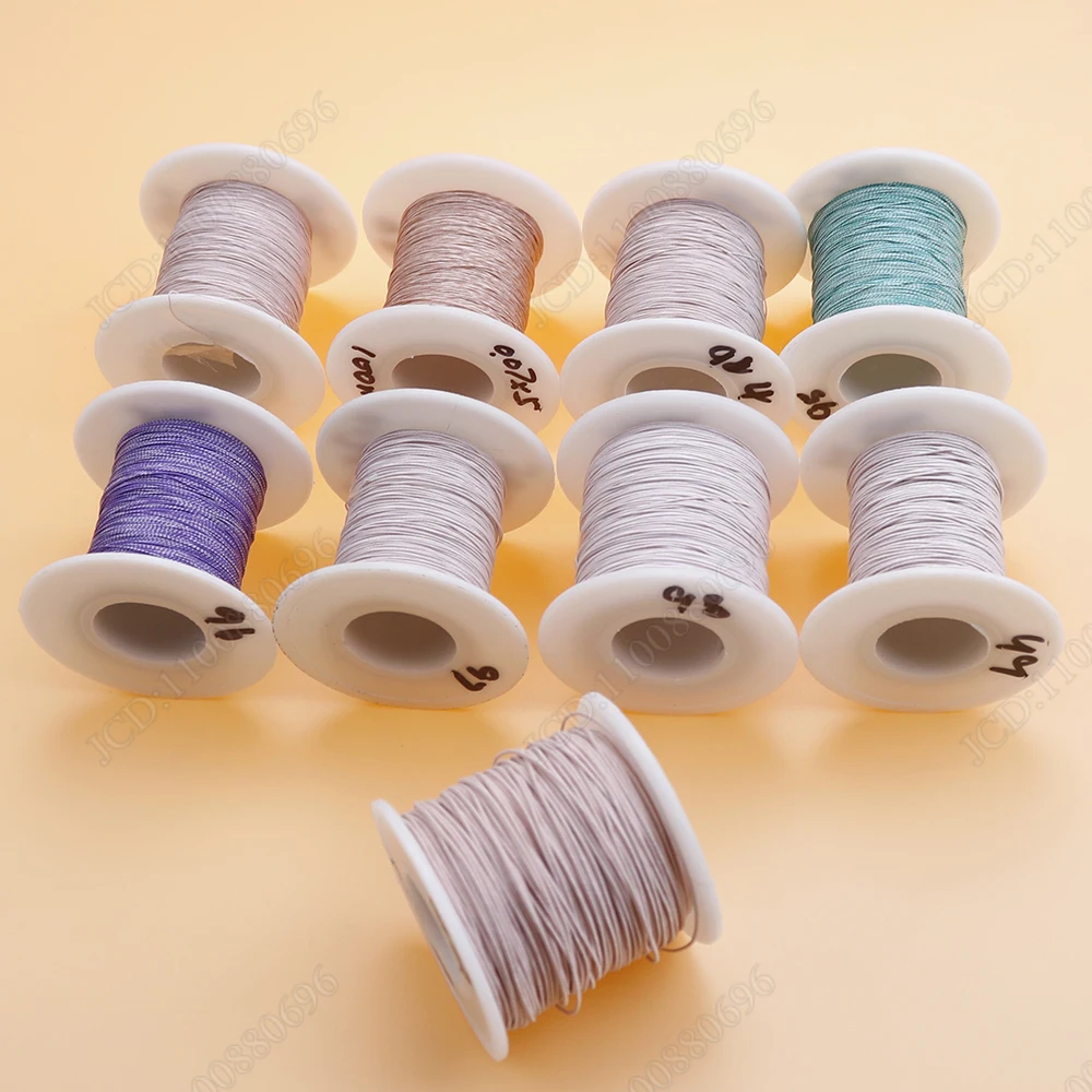 0,07x4/5/7/10/14/21/28//36/50/147 żył Antena kopalniana Litz drut Wielopasmowa poliestrowa jedwabna koperta w oplocie wielopasmowym