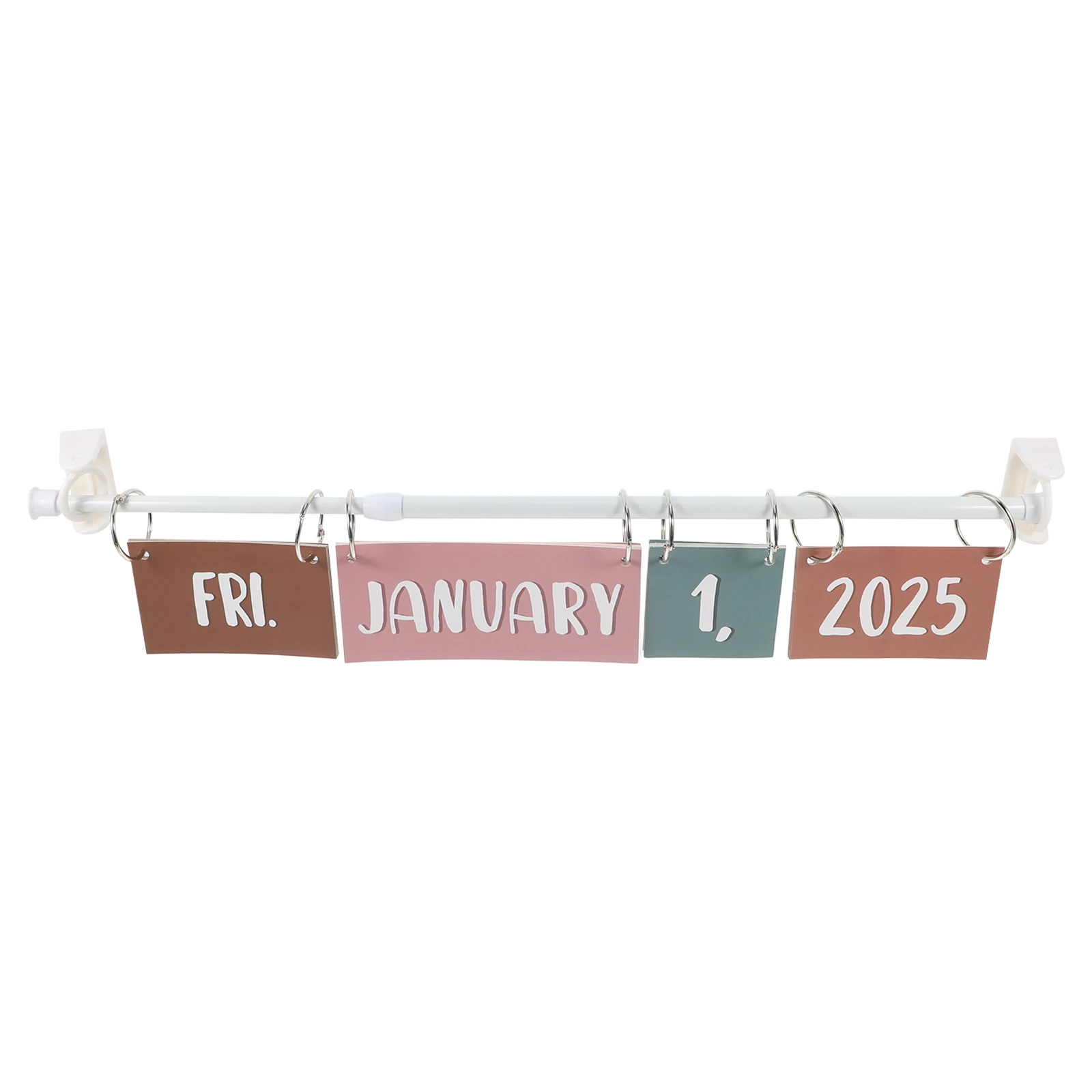 

Flip Calendar Classroom Decoration 2024 2028 Material Easy Installation Boho Bulletin Board Set Colorful Design Student