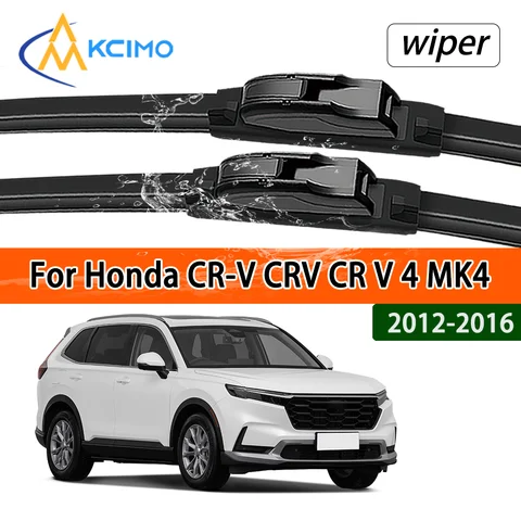All Season Silent Front Wiper Blades for Honda CR-V CRV CRV4 MK4 2012-2016 Clear Visibility Guarantee Long-Lasting Performance