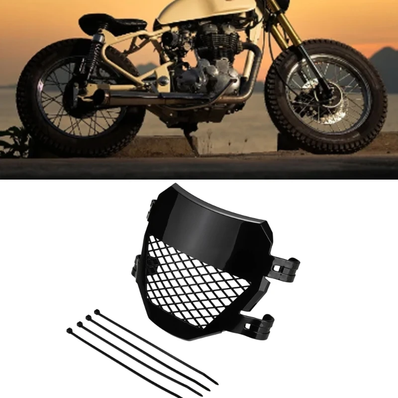 M76E vorderer Nummernschild-Abdeckungssatz für Motorrad-Panel-Service, geformtes Kunststoff-Vorderteil mit Bändern, unterer – Detail 1