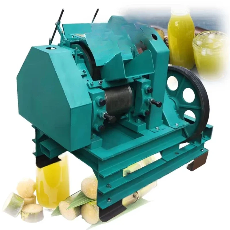 Large Capacity Sugarcane Juicer Commercial Heavy Duty Sugarcane Juice Roller Press
