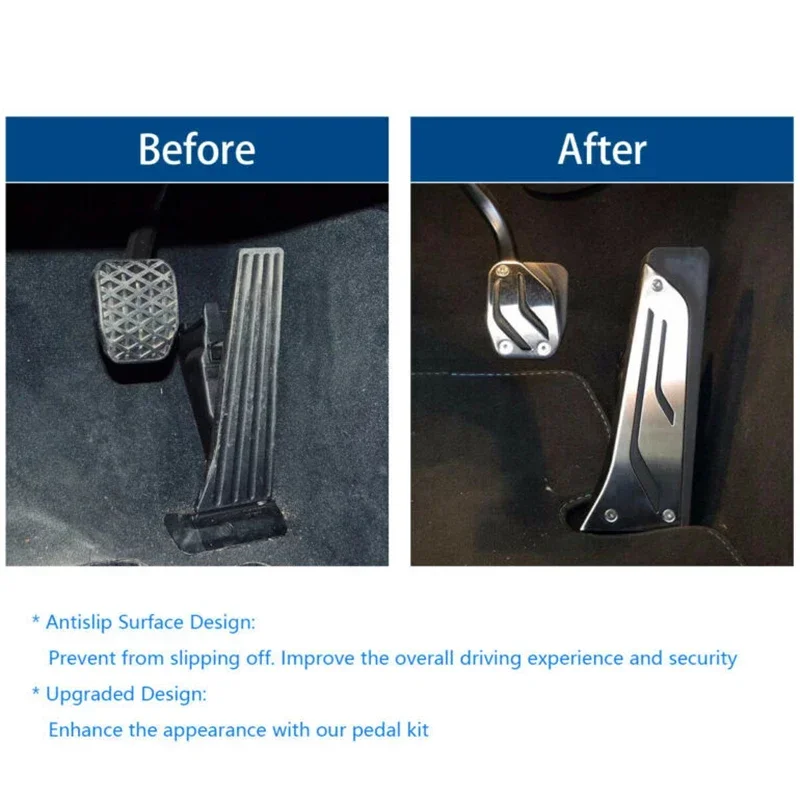 

Car Accelerator Brake Pedal Foot Rest Pedals Pads No Drill Cover Accessories For BMW M2 M5 M6 I3 I8