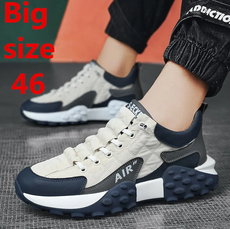 2024 New Tennis Men\'s Sneakers Platform Running Shoes for Men Casual Sneaker Chunky Luxury Brand Male Big size 46 Sports Shoes