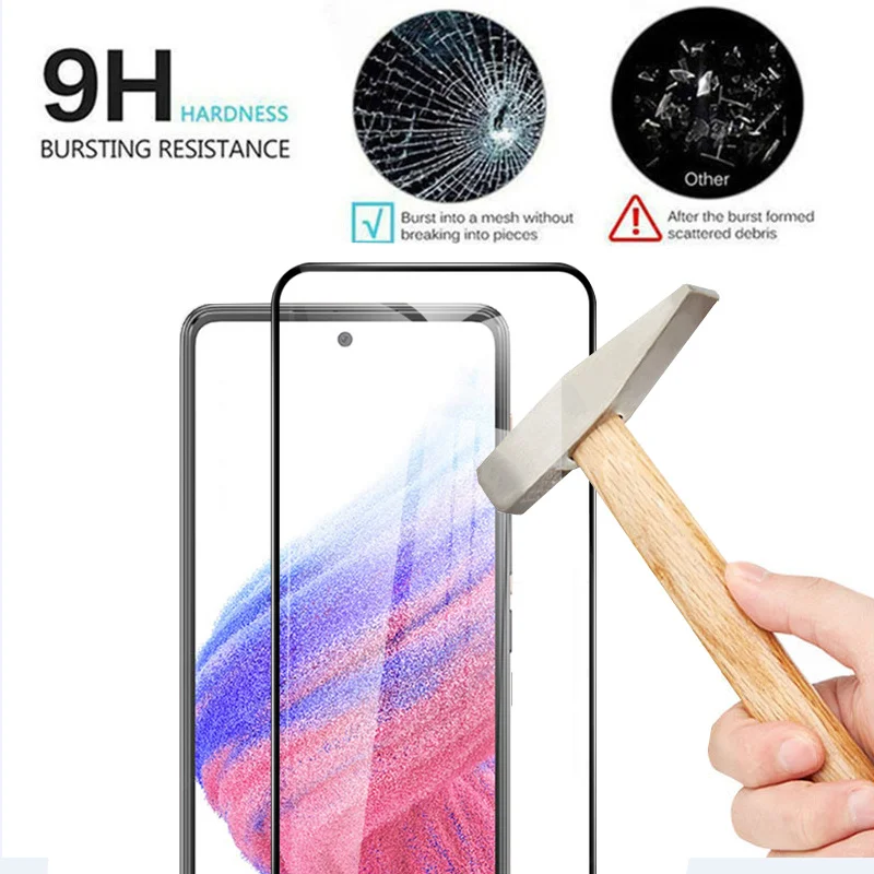 a13 samsung a 54 cristal for samsung galaxy a53 5g tempered glass for samsung a13 4g a54 a34 a14 a53 a73 a33 5g HD screen protector samusng a 53