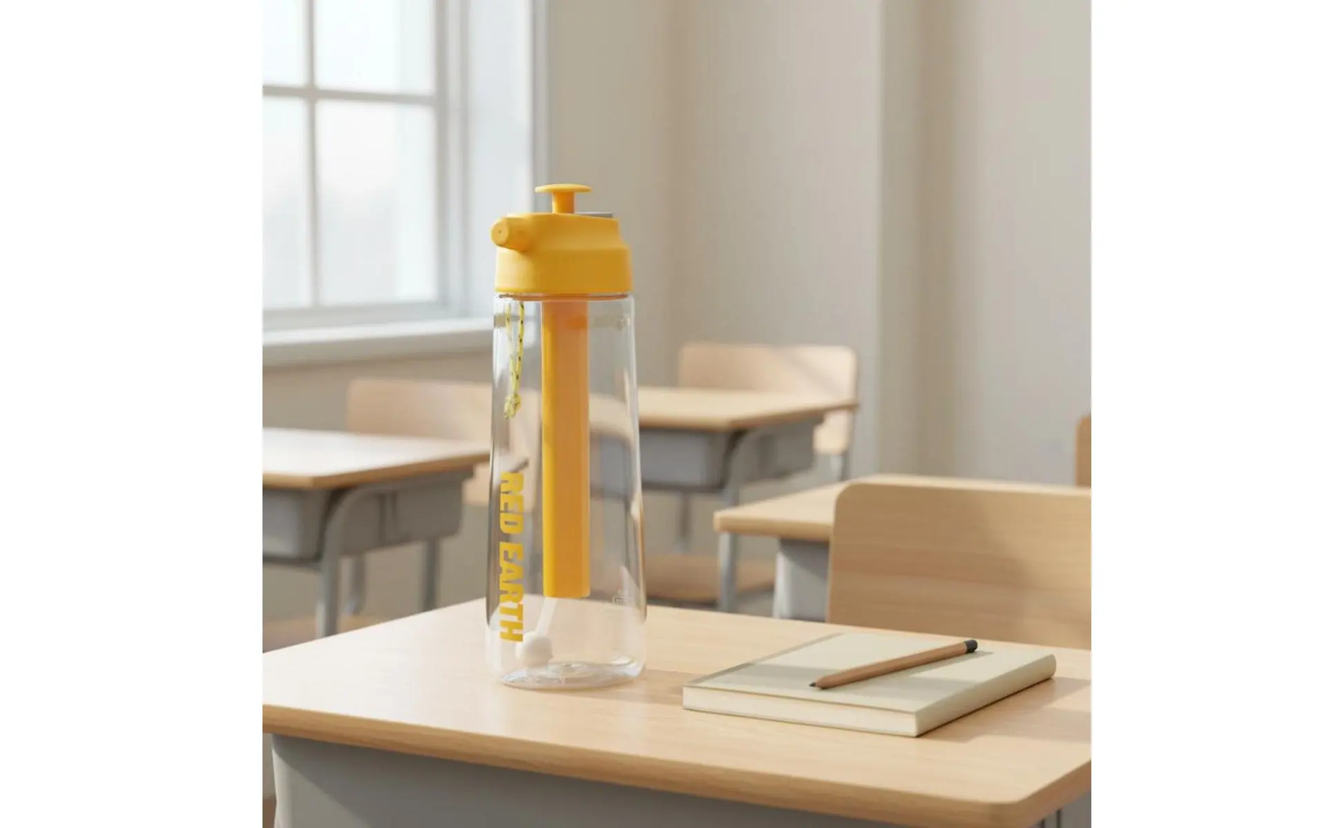 Sports Spray Bottle Large Capacity Spray Water Bottle Outdoor Gear 2-in-1 Carry Loop for Children, Cycling
