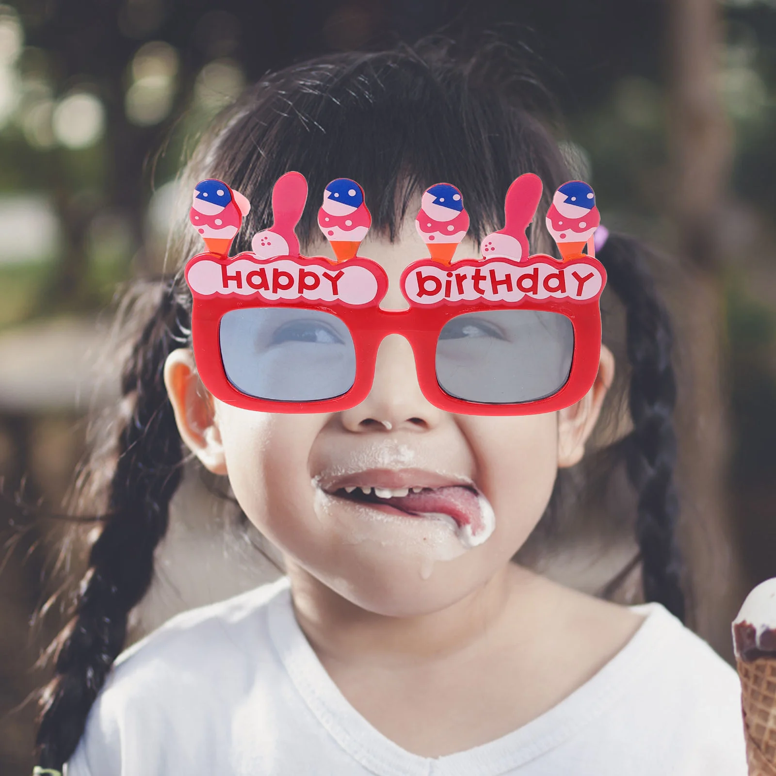 

Happy Birthday Sunglasses Novelty Sunglasses For Birthday Gift Party Supplies (Fuchsia) creative gift