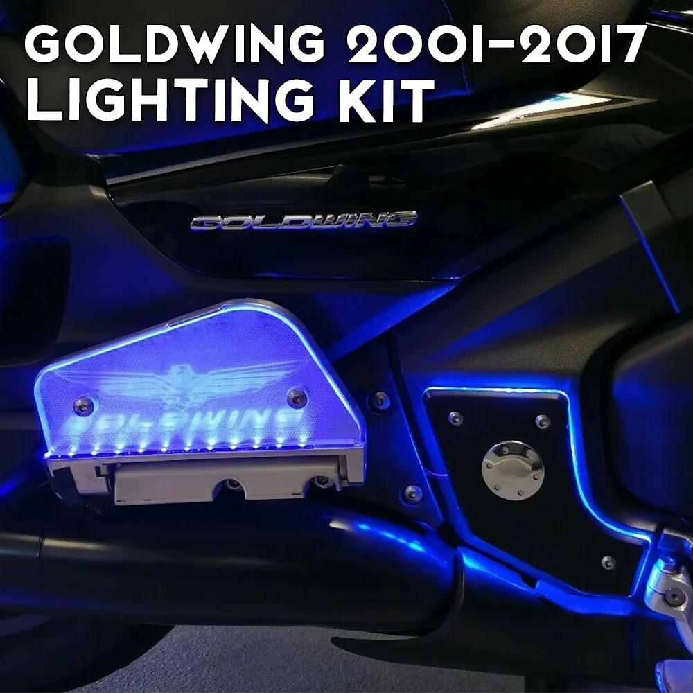 

GOLD WING 2001 - 2017 Lighting Kit for HONDA GOLDWING GL1800 Lighting Floorboard Covers GOLDWING 1800 Lining On The Frame GL1800