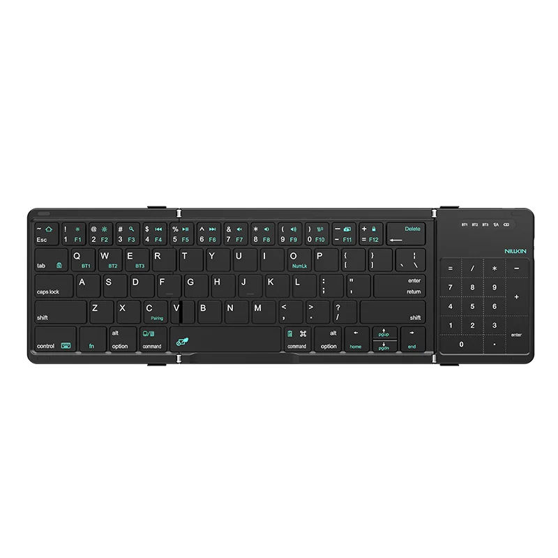 NILLKIN 折りたたみ式Bluetoothキーボード ブラック