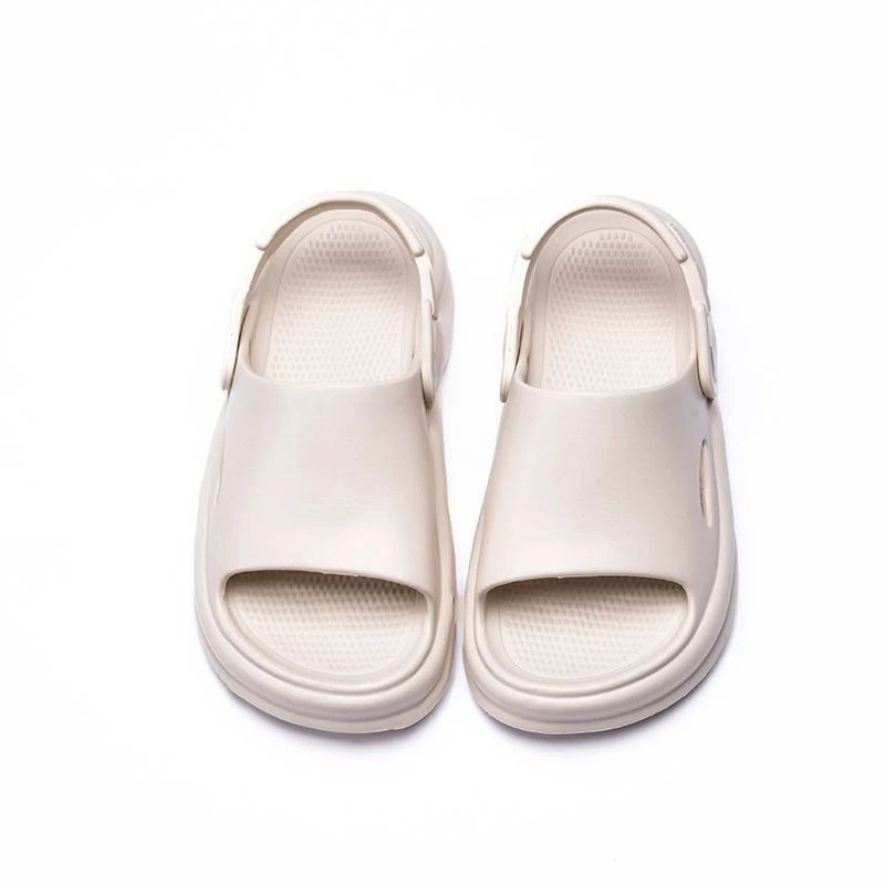 

Летние новые модные простые супермягкие сандалии для пар с толстой подошвой из EVA, водонепроницаемые, для пляжа