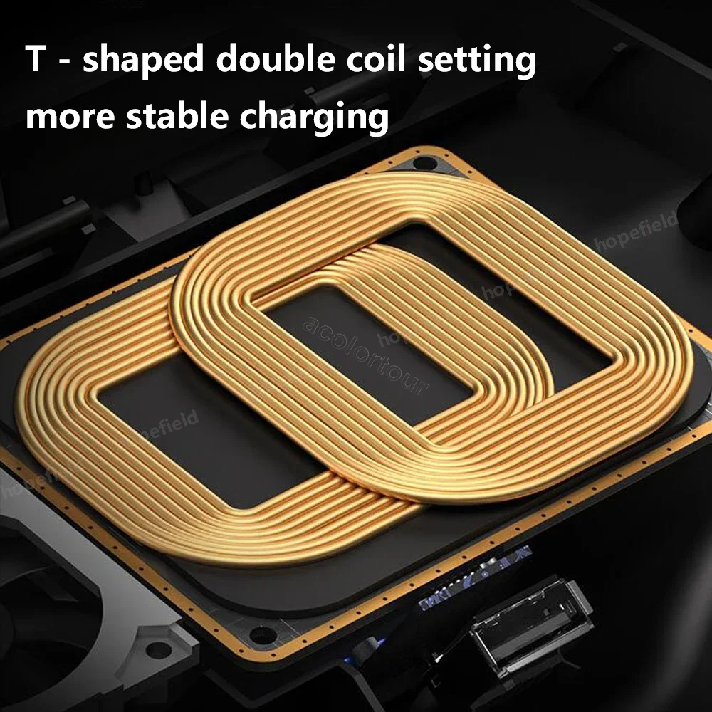 Car Wireless charging pad For Volkswagen VW Tiguan MK2 2017-2022 phone charger mobile holder fast charge Accessories tuning