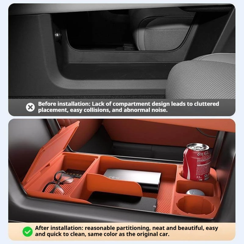 For Ideal L9L8L7L6 storage box central control lower armrest box car interior