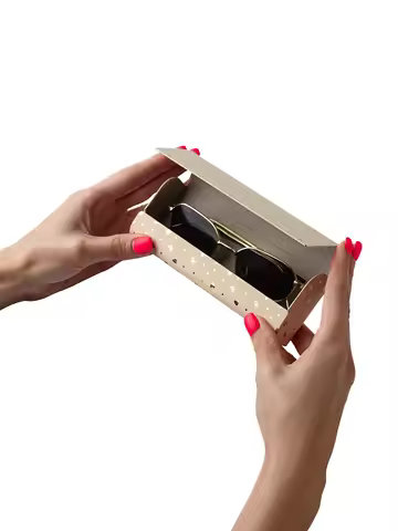 Student Portable Anti Pressure High-end Minimalist Resistant Glasses Case Available Multiple Colors Simple Glasses Storage Box