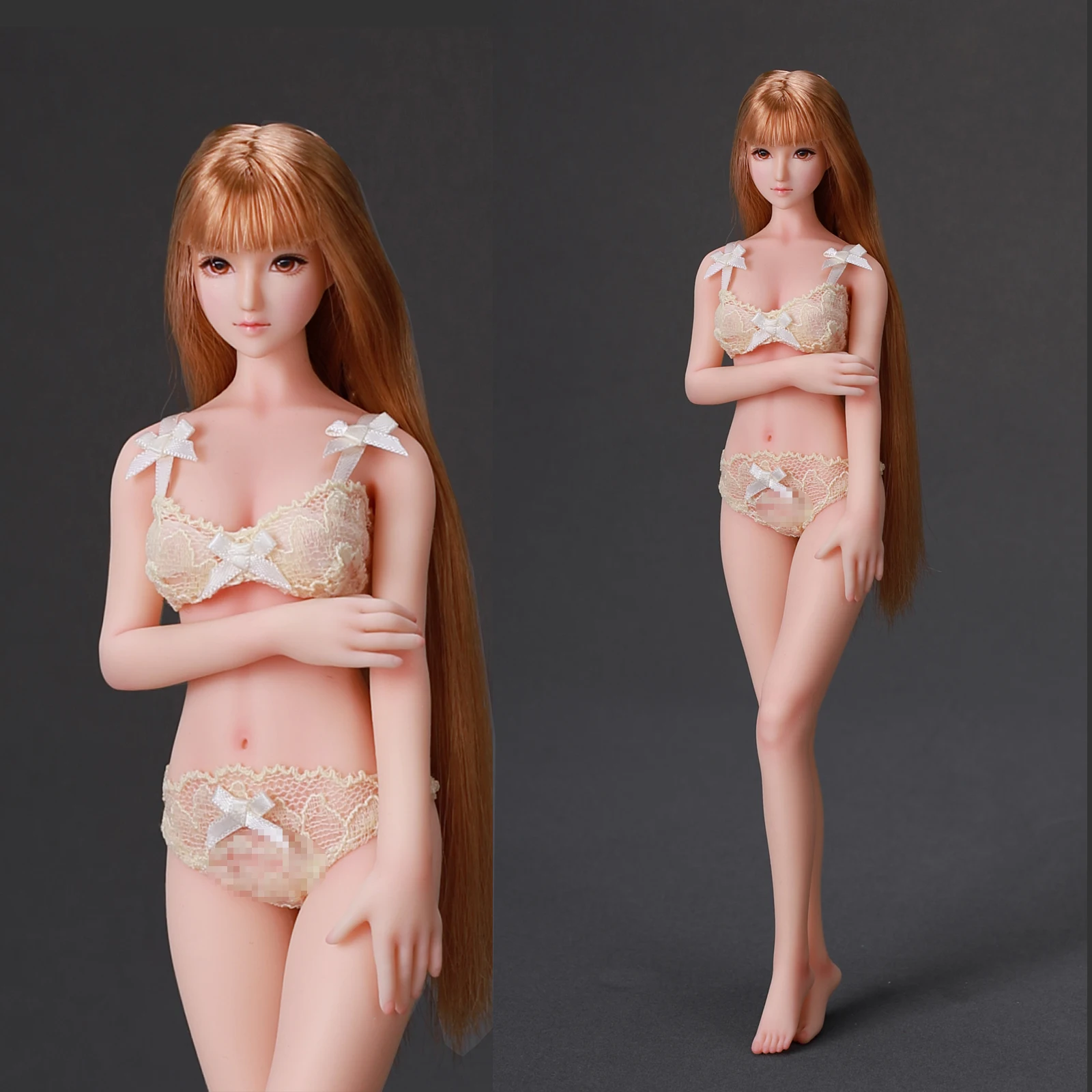 LDDOLL1/6 Silicone Flexible Seamless Figure Female Medium Chest Body 27M Action figure for collection