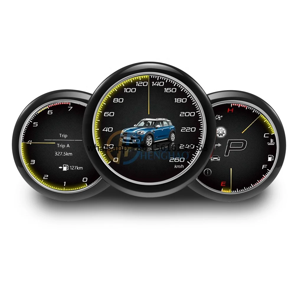 

Car Display Screen Speedometer LCD Dashboard Fit for BMW Mini Cooper 2014-2023 Digital Cluster Upgrade New Style