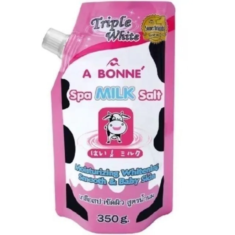 A BONNE Milk Salt Exfoliator Body Scrub Removes Dead Skin Cells Moisturizing Softens Skin Nourishing