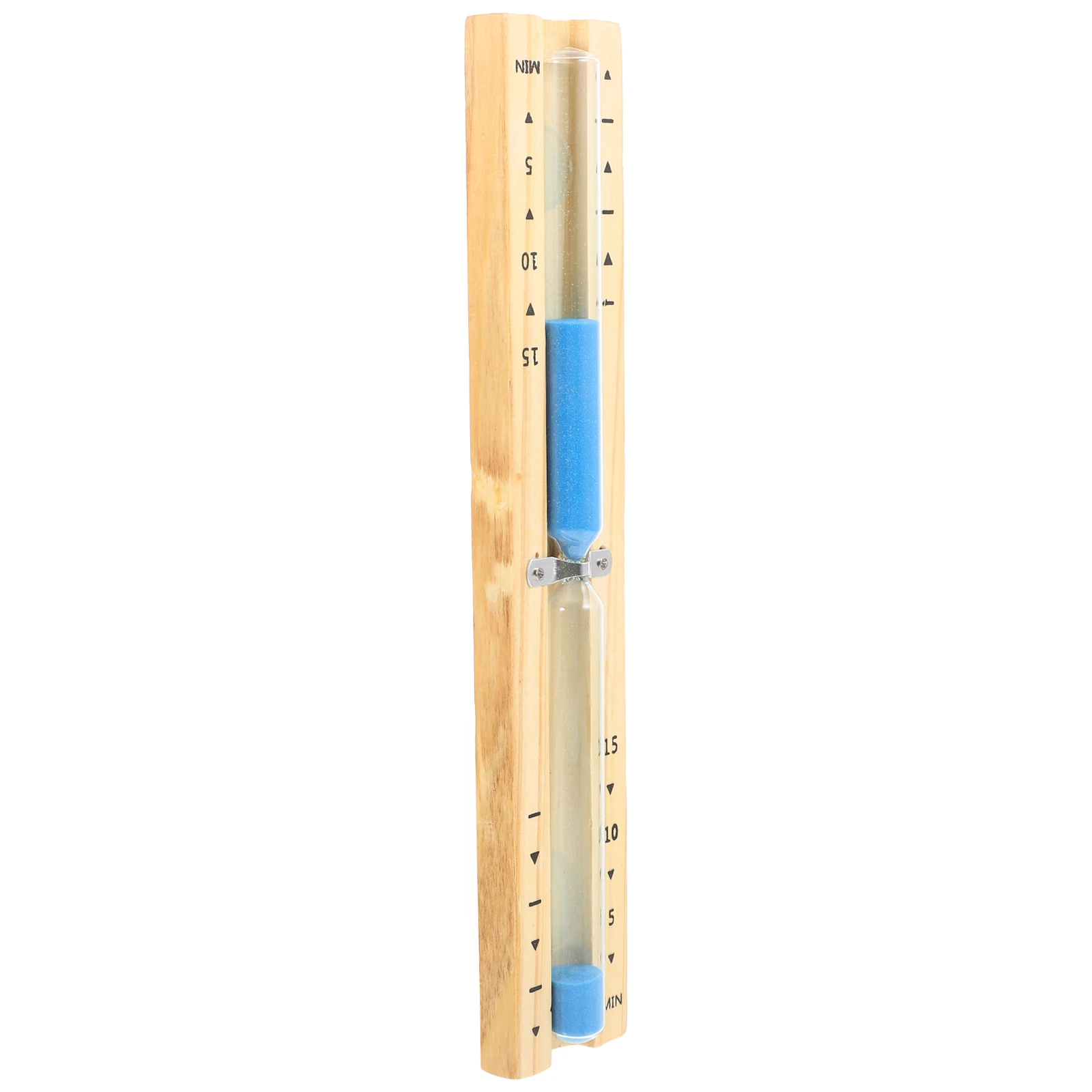 

Sauna Timer 15 Minute Wooden Hourglass Classic Sand Timer for Sauna Room Time Reminder and Home Decor 15-Minute Hourglass
