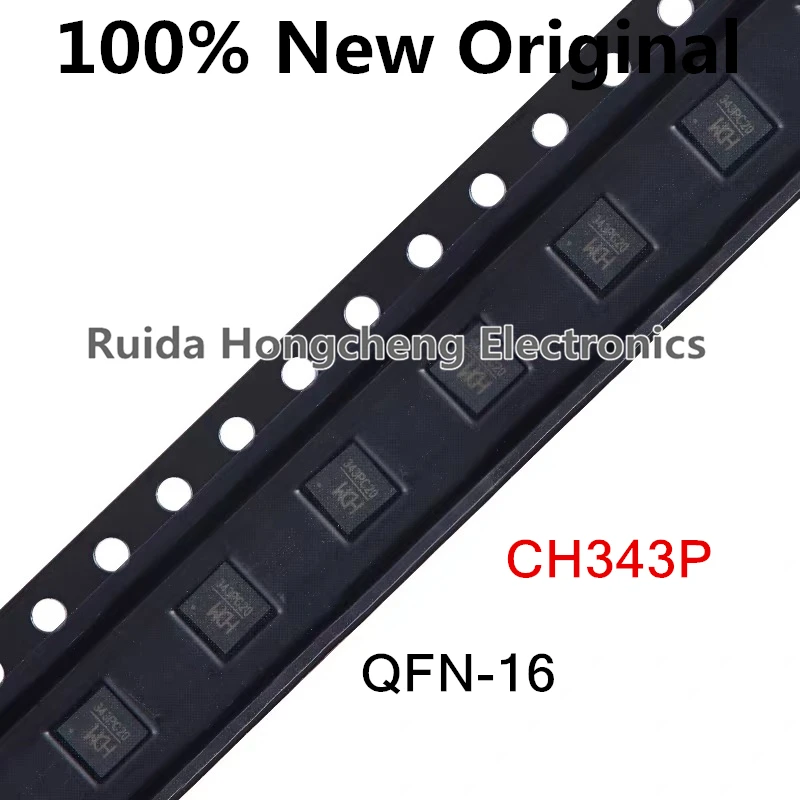 20PCS/Lot CH334P、CH343P、CH445P QFN-16 New original USB controller chip, USB to high-speed serial port chip, analog switch chip