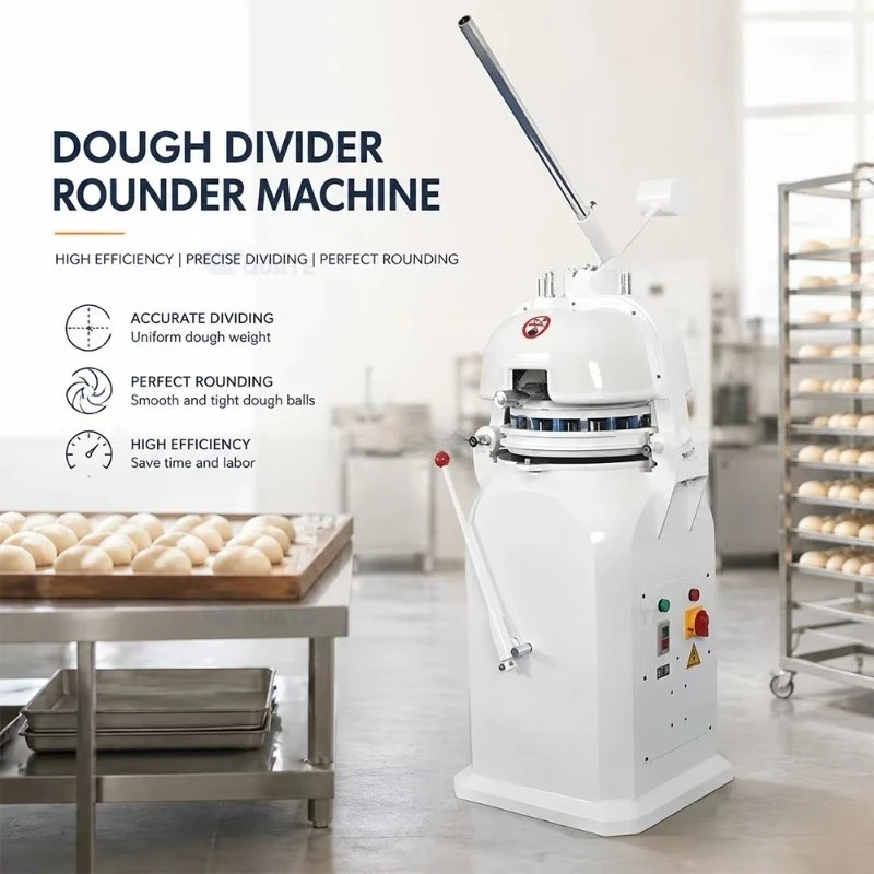 Custom Bakery Automatic Dough Rounder Machine Commercial Dough Ball Rounding Machinery for Bread and Pizza Processing