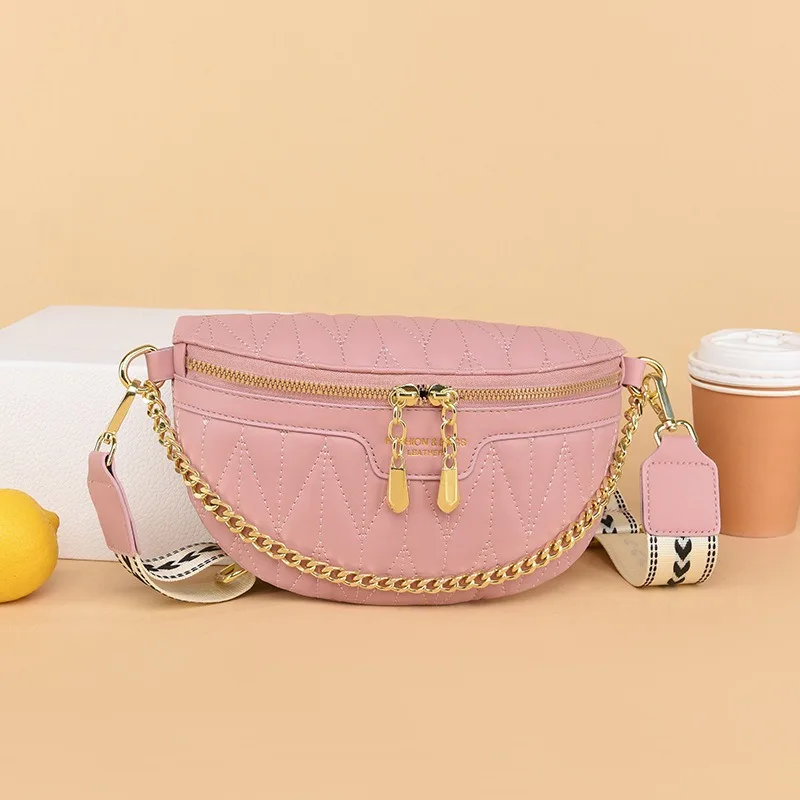 

Новая простая стеганая большая сумка для женщин, дизайнерская роскошная сумка через плечо, однотонная сумка с цепочкой, стильная и элегантная