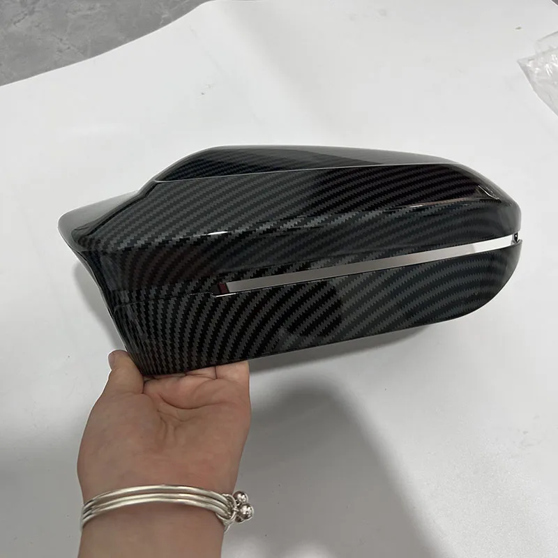 Only suitable for left-hand drive vehicles For BMW X3 G45 G48 2025 2026 Bull horn rearview mirror protective cover view 5